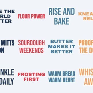 Baker Life Sticker Pack — 12 Fresh Baked Quotes
