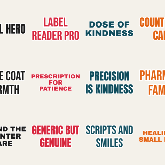 Pharmacy Life Sticker Pack — 12 Behind The Counter Quotes