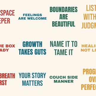 Therapist Life Sticker Pack — 12 Kind Counsel Quotes
