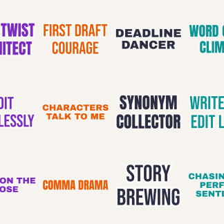 Writer Life Sticker Pack — 12 First Draft Quotes